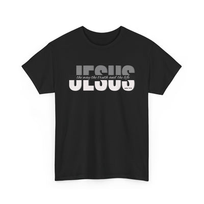 Jesus Christian T-Shirt – “The Way, The Truth, The Life”, Casual Christianity T-Shirt, Comfortable Cotton Shirt, Inspirational Gift for Believers, Everyday Wear Top