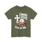 S’More of Jesus Less of Me Tee, Faith Tee, Faith T-Shirt, Christian Humor Apparel, Summer Camp Top, Gift for Believers