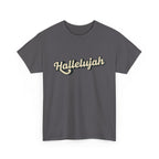 Hallelujah Praise and Worship Christian Faith Tee, Inspirational T-Shirt, Faith-Based Apparel, Church Outing Wear, Christian Gift, Everyday Comfort