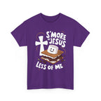S’More of Jesus Less of Me Tee, Faith Tee, Faith T-Shirt, Christian Humor Apparel, Summer Camp Top, Gift for Believers