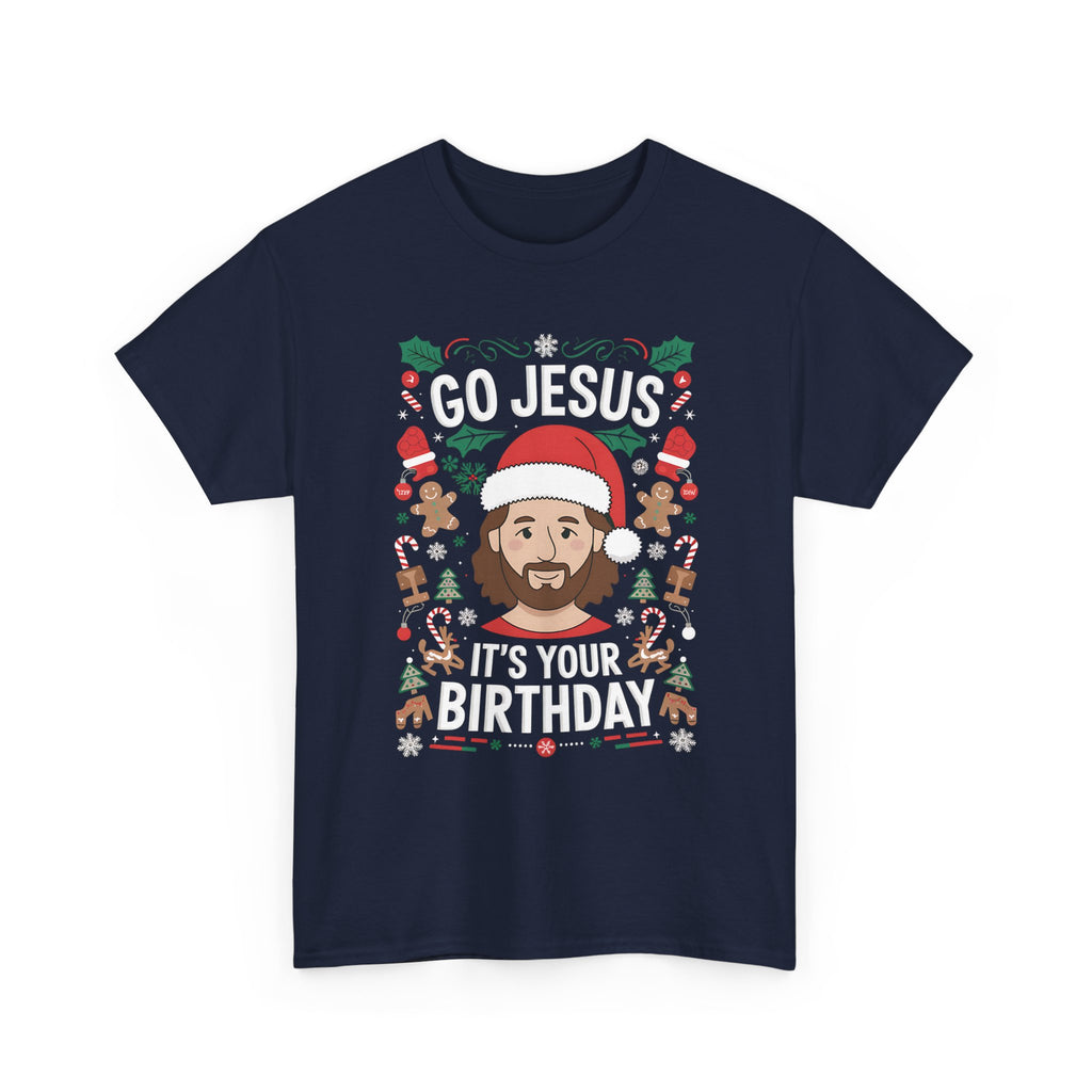 Go Jesus It’s Your Birthday Tee | Unisex Heavy Cotton Shirt for Christmas, Religious Celebrations, Birthday Parties, Holiday Gifts, and Fun [...]