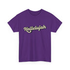 Hallelujah Praise and Worship Christian Faith Tee, Inspirational T-Shirt, Faith-Based Apparel, Church Outing Wear, Christian Gift, Everyday Comfort
