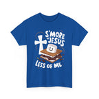 S’More of Jesus Less of Me Tee, Faith Tee, Faith T-Shirt, Christian Humor Apparel, Summer Camp Top, Gift for Believers