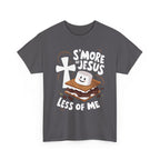 S’More of Jesus Less of Me Tee, Faith Tee, Faith T-Shirt, Christian Humor Apparel, Summer Camp Top, Gift for Believers
