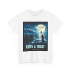 Faith and Trust T-Shirt – Matthew 14:22-33 Jesus Walking on Water Christian Tee, Motivational Gift, Spiritual Apparel, Casual Wear, Everyday Style