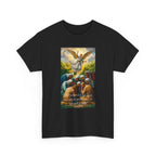 Blessed Are Those Who Hunger T-Shirt – Matthew 5:6 Christian Faith Tee, Spiritual Tee, Angel Shirt, Faith-Based Apparel, Religious Gift