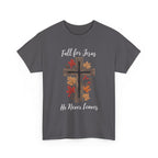 Fall for Jesus He Never Leaves Tee - Faith-Based Apparel for Fall, Religious Gift, Christian T-Shirt, Inspirational Clothing, [...]