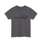 Nativity Scene Christmas Tee, Christmas Gift, Holiday Shirt, Faith-Based Apparel, Religious Clothing, Family Gathering Outfit