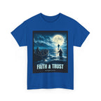Faith and Trust T-Shirt – Matthew 14:22-33 Jesus Walking on Water Christian Tee, Motivational Gift, Spiritual Apparel, Casual Wear, Everyday Style