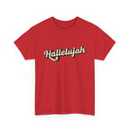 Hallelujah Praise and Worship Christian Faith Tee, Inspirational T-Shirt, Faith-Based Apparel, Church Outing Wear, Christian Gift, Everyday Comfort