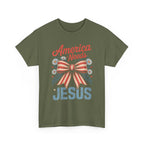 America Needs Jesus Tee with 'America Needs Jesus' Design - Faith-Based Gift, Christian Apparel, Inspirational Shirt, Holiday Wear, [...]