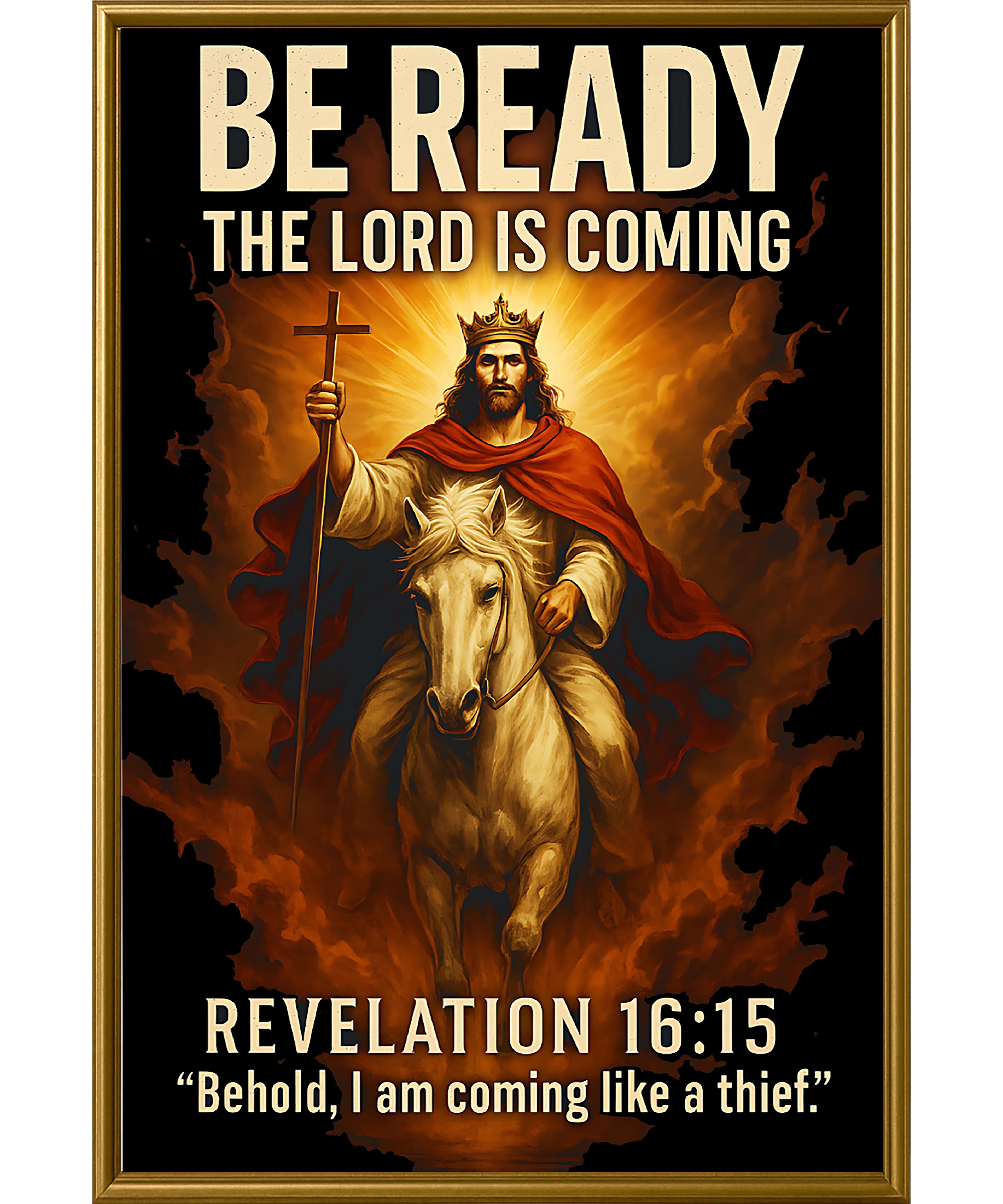 Be Ready Jesus Is Coming PNG Digital Download