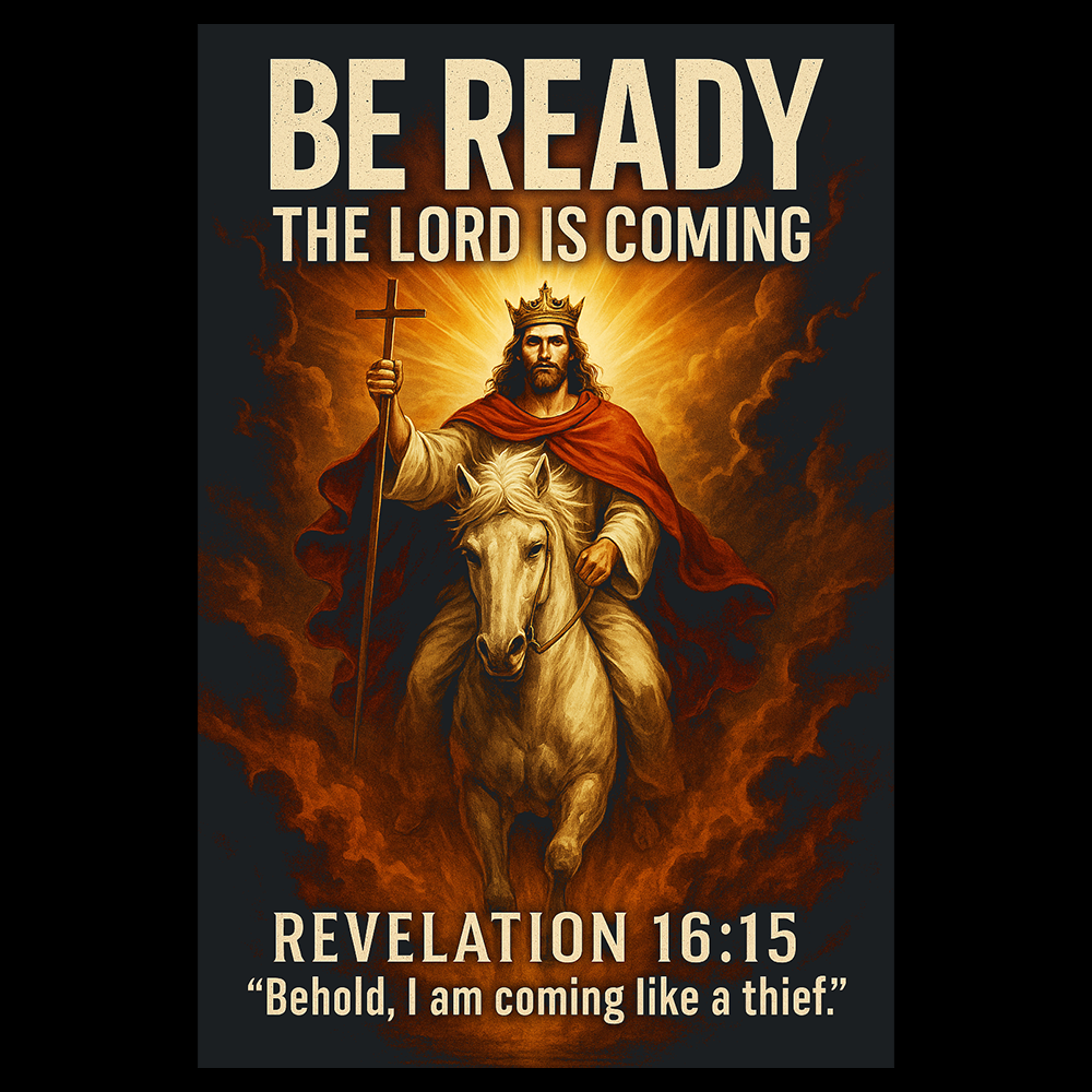 Be Ready Jesus Is Coming PNG Digital Download