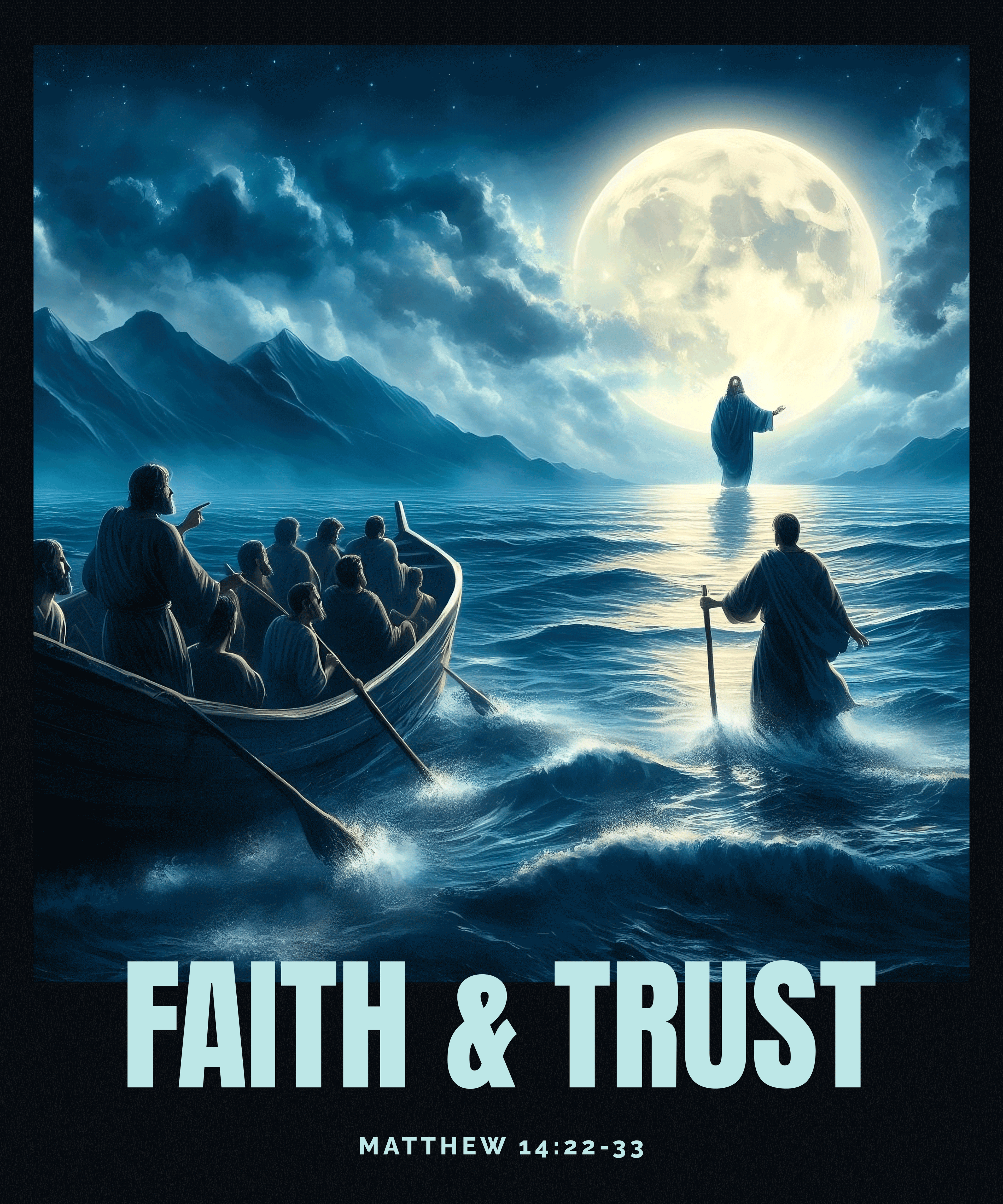 Faith and Trust Matthew 14:22-23 Digital Download