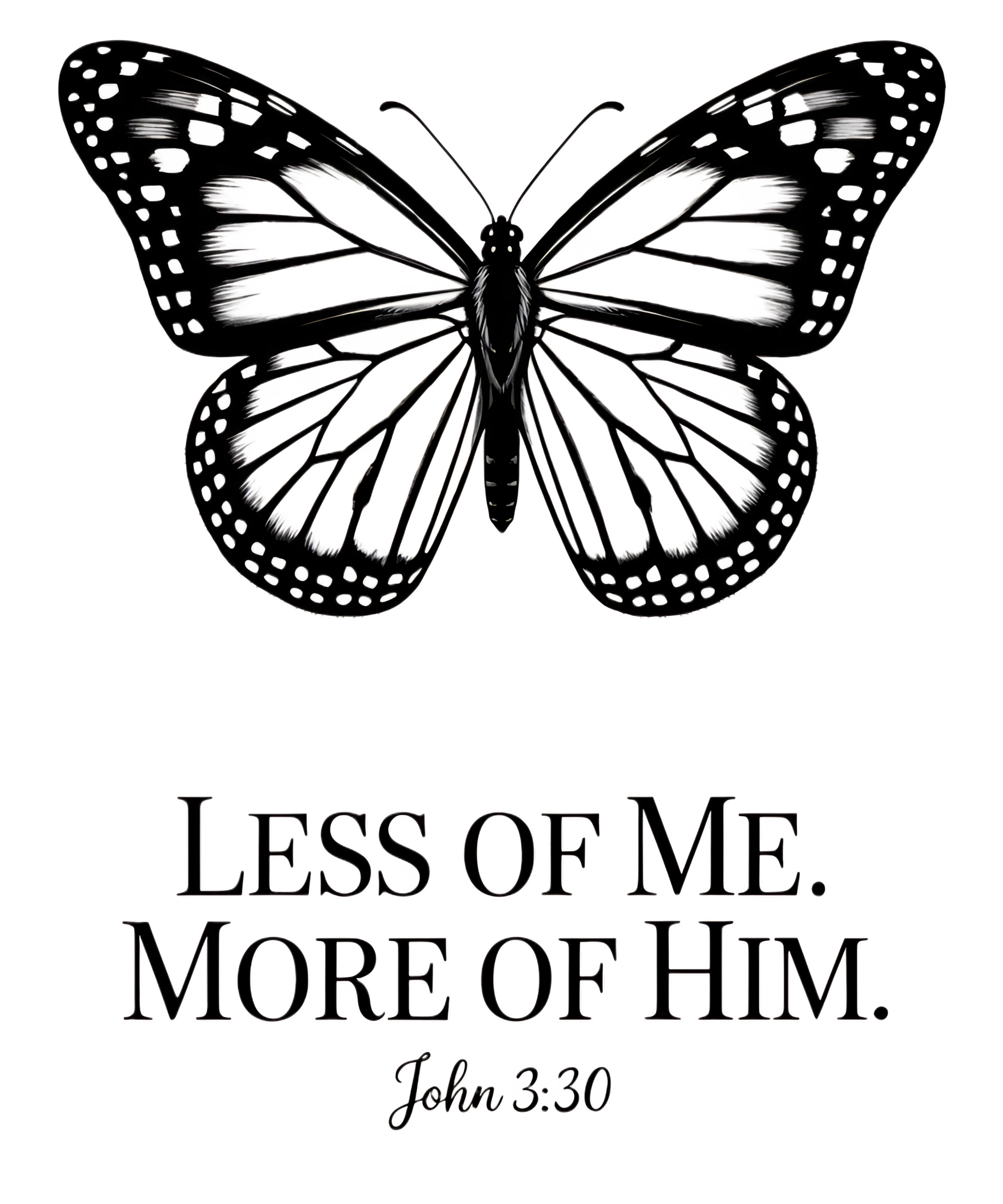 Christian Butterfly PNG Digital Download