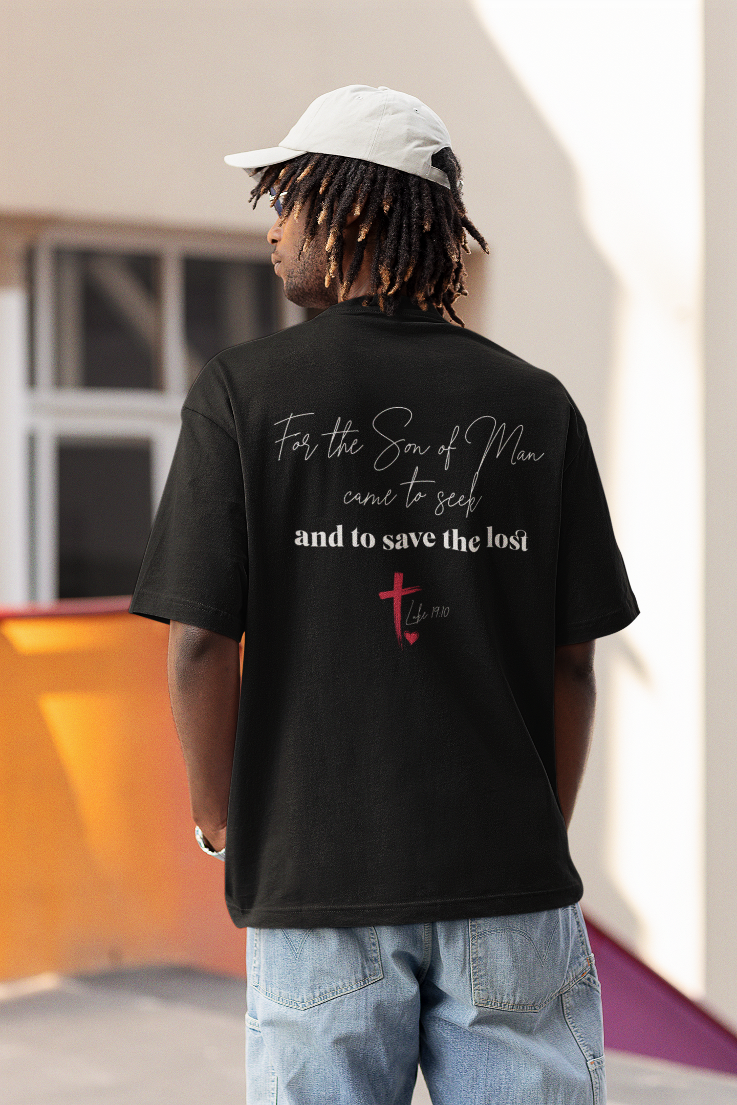 For The Son of Man Came to Seek and Save the Lost Tee, Christian Faith Shirt, Casual Everyday Wear, Gift for Believers, Simple Aesthetic Tee
