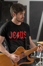 Jesus Highway to Heaven T-Shirt – Bold Christian Rock Style Faith Tee, Christian Apparel, Religious T-Shirt, Gift for Believers